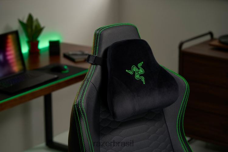 Razer cadeira de jogos preto almofada de cabeça 06X4JT145